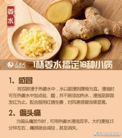 生姜的作用,生姜的作用功效圖片