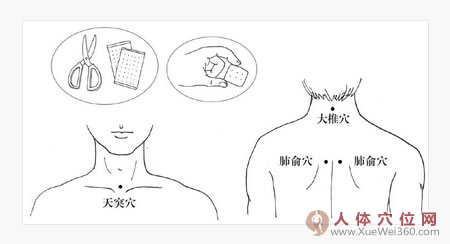 巧用膏藥敷穴位，止咳平喘見效快